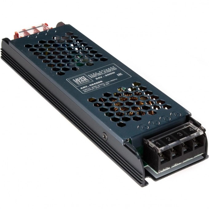 Блок питания LIGHTSTAR 24V для светодиодной ленты 200W 424200 Блок питания LIGHTSTAR 24V для светодиодной ленты 200W 424200