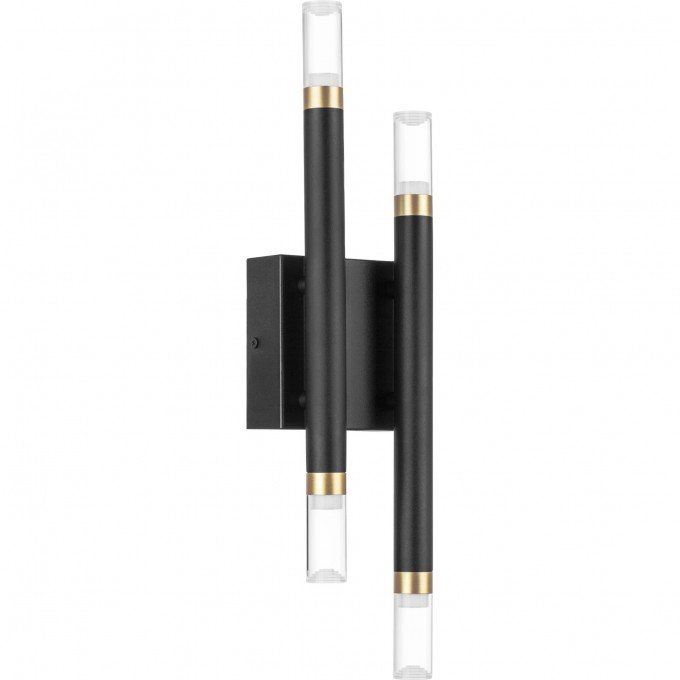 Бра LIGHTSTAR IRIS 12W LED 618LM 120G 3000K черный золото 734647 Бра LIGHTSTAR IRIS 12W LED 618LM 120G 3000K черный золото 734647