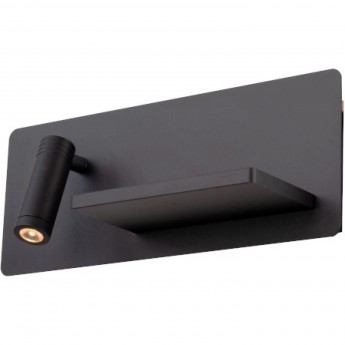 Бра LIGHTSTAR MURO 808557 4W+3W LED LM 3000K черный