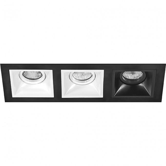 Комплект из светильника и рамки LIGHTSTAR Domino D537060607 Комплект из светильника и рамки LIGHTSTAR Domino D537060607