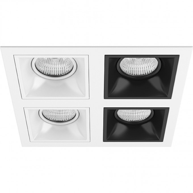 Комплект из светильников и рамки LIGHTSTAR Domino D54606060707 Комплект из светильников и рамки LIGHTSTAR Domino D54606060707