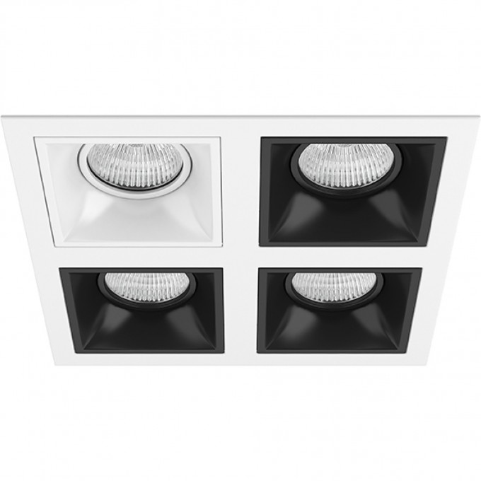 Комплект из светильников и рамки LIGHTSTAR Domino D54606070707 Комплект из светильников и рамки LIGHTSTAR Domino D54606070707