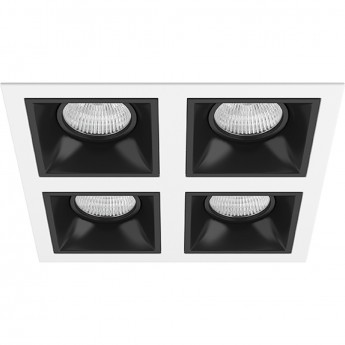 Комплект из светильников и рамки LIGHTSTAR Domino D54607070707