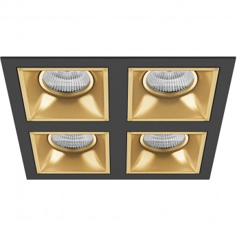 Комплект из светильников и рамки LIGHTSTAR Domino D54703030303