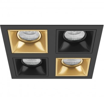 Комплект из светильников и рамки LIGHTSTAR Domino D54703070307