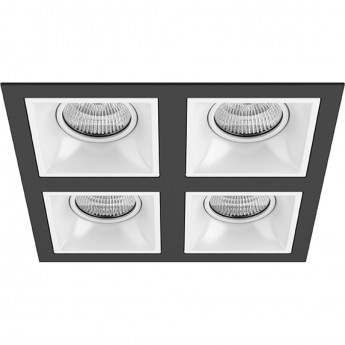 Комплект из светильников и рамки LIGHTSTAR Domino D54706060606