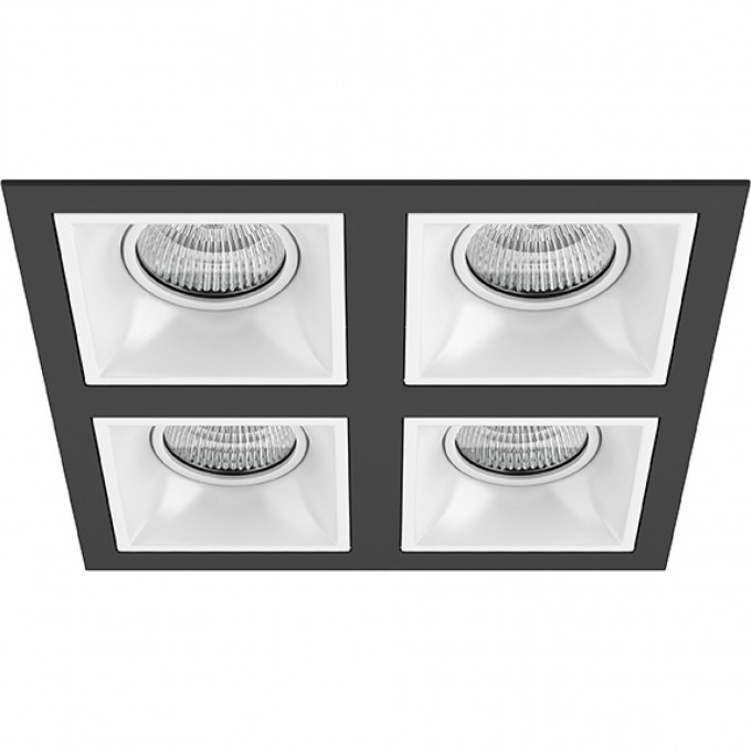 Комплект из светильников и рамки LIGHTSTAR Domino D54706060606 Комплект из светильников и рамки LIGHTSTAR Domino D54706060606