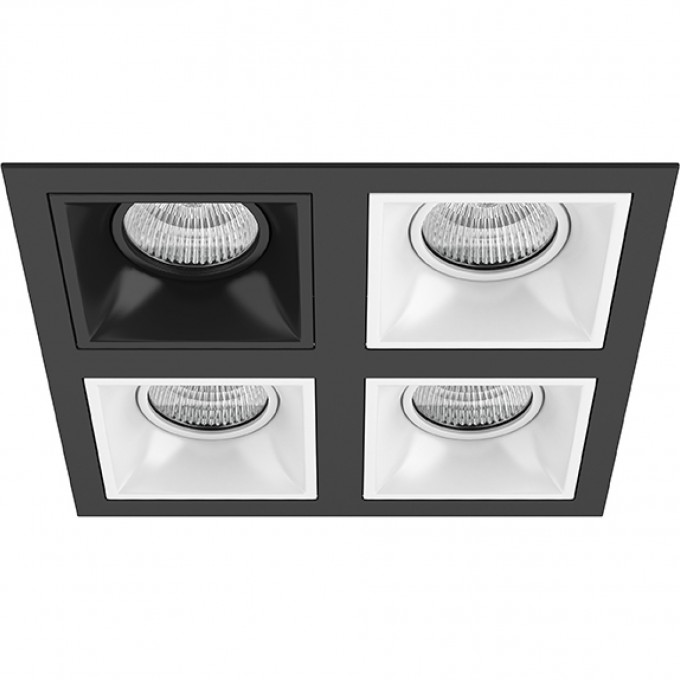 Комплект из светильников и рамки LIGHTSTAR Domino D54707060606 Комплект из светильников и рамки LIGHTSTAR Domino D54707060606