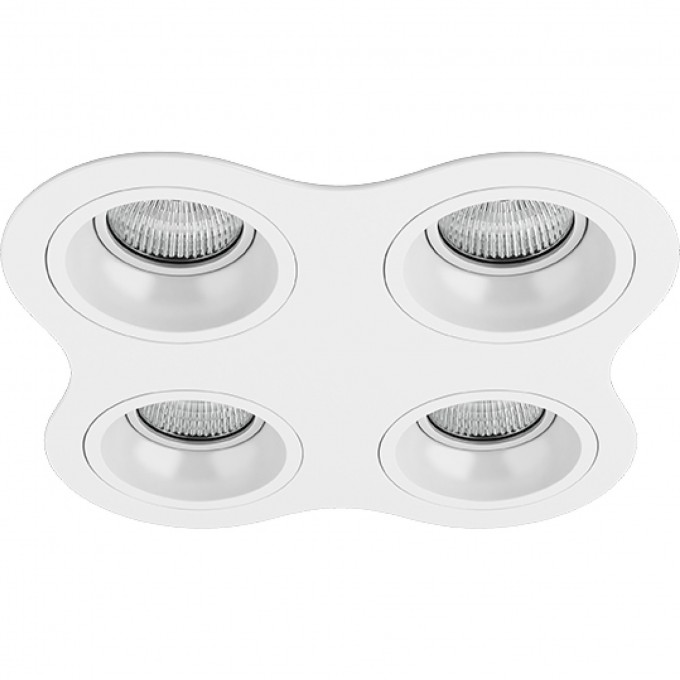 Комплект из светильников и рамки LIGHTSTAR Domino D64606060606 Комплект из светильников и рамки LIGHTSTAR Domino D64606060606