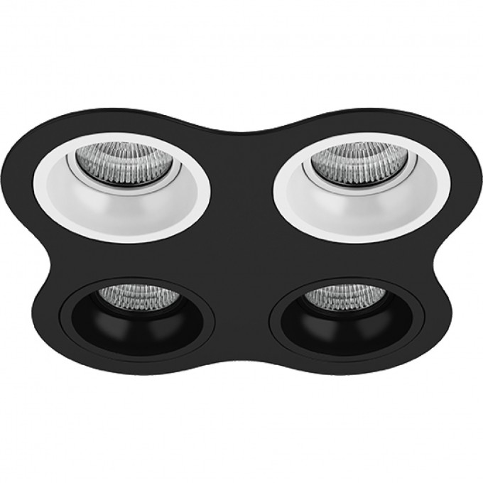 Комплект из светильников и рамки LIGHTSTAR Domino D64706060707 Комплект из светильников и рамки LIGHTSTAR Domino D64706060707