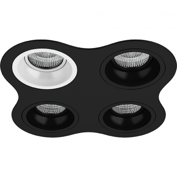 Комплект из светильников и рамки LIGHTSTAR Domino D64706070707 Комплект из светильников и рамки LIGHTSTAR Domino D64706070707