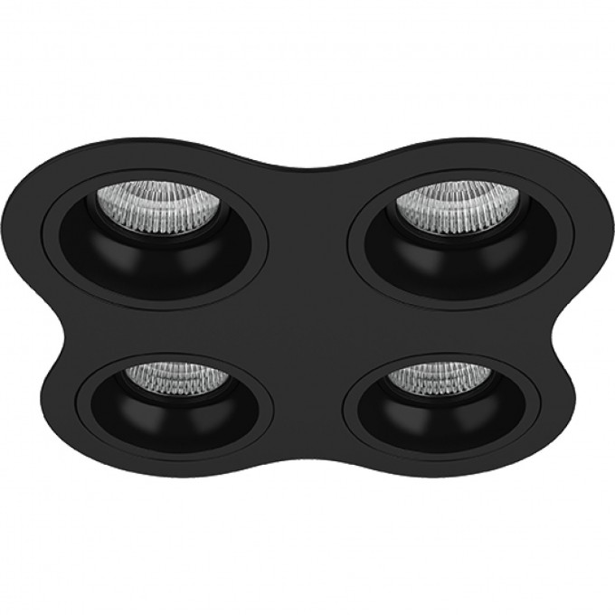 Комплект из светильников и рамки LIGHTSTAR Domino D64707070707 Комплект из светильников и рамки LIGHTSTAR Domino D64707070707