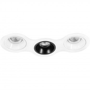 Комплект из светильников и рамки LIGHTSTAR Domino D696060706