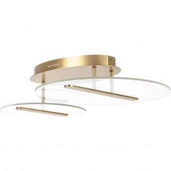 Люстра LIGHTSTAR ACRILE 738053 33W LED 2691LM 120G 3000K золото