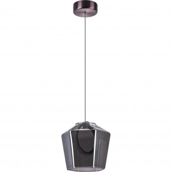 Люстра LIGHTSTAR CARAMELLO 796118 LED 6W 110LM 3000K кофейный/пепельный