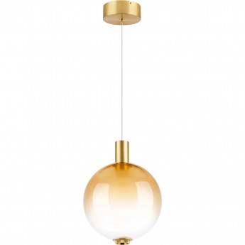 Люстра LIGHTSTAR COLORE 805403 LED 1х6W LM 3000K золото/янтарный