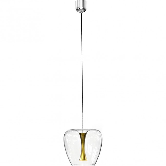 Люстра LIGHTSTAR CUPOLA LED 10W LM 3000K алюминий/золото 804203 Люстра LIGHTSTAR CUPOLA LED 10W LM 3000K алюминий/золото 804203