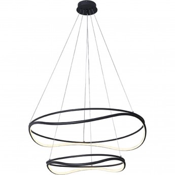 Люстра LIGHTSTAR ROTONDA 736527 115W LED 5736LM 120G 3000-6000K черный