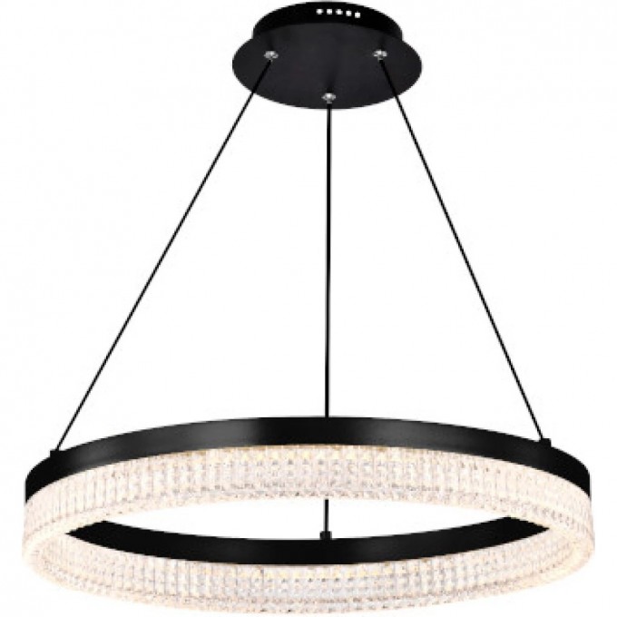 Люстра LIGHTSTAR ROTONDA 38W LED 2106LM 180G 3000K черный 736167 Люстра LIGHTSTAR ROTONDA 38W LED 2106LM 180G 3000K черный 736167
