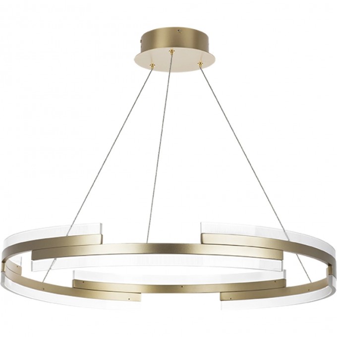 Люстра LIGHTSTAR ROTONDA 70W LED 3805LM 120G 3000K золото 736333 Люстра LIGHTSTAR ROTONDA 70W LED 3805LM 120G 3000K золото 736333