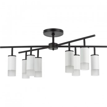 Люстра LIGHTSTAR RULLO 8х50W GU10 черный/белый