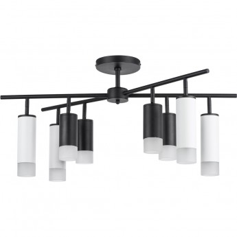 Люстра LIGHTSTAR RULLO 8х50W GU10 черный/белый