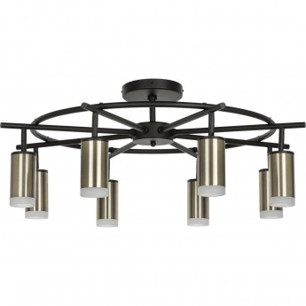 Люстра LIGHTSTAR RULLO 8х50W GU10 черный/бронза