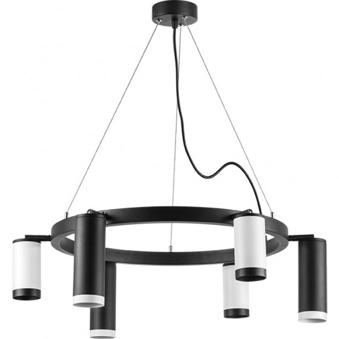 Люстра LIGHTSTAR RULLO черный/белый, LR01687336376 Люстра LIGHTSTAR RULLO черный/белый, LR01687336376