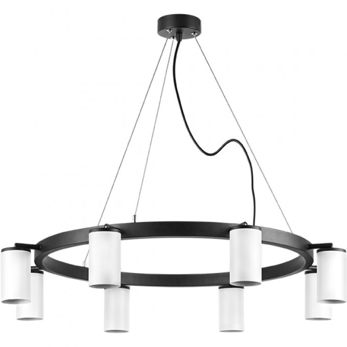Люстра LIGHTSTAR RULLO черный/белый, LR018368 Люстра LIGHTSTAR RULLO черный/белый, LR018368
