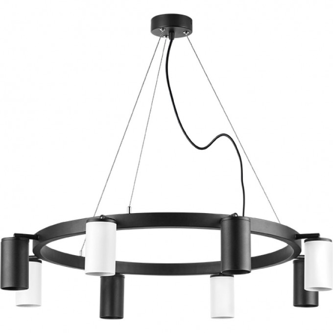 Люстра LIGHTSTAR RULLO черный/белый, LR018374364 Люстра LIGHTSTAR RULLO черный/белый, LR018374364
