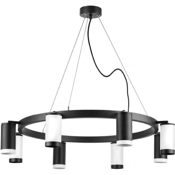 Люстра LIGHTSTAR RULLO черный/белый, LR01837436476 Люстра LIGHTSTAR RULLO черный/белый, LR01837436476