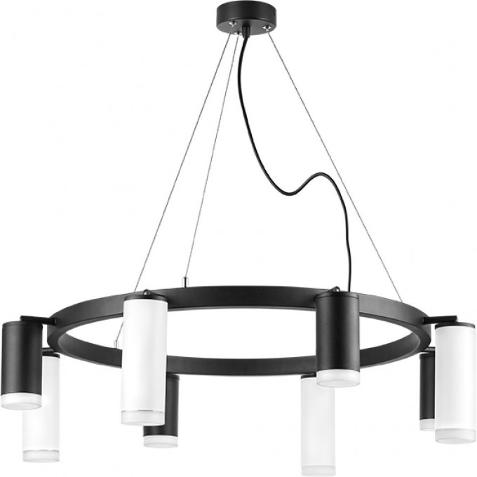 Люстра LIGHTSTAR RULLO черный/белый, LR0183748640 Люстра LIGHTSTAR RULLO черный/белый, LR0183748640