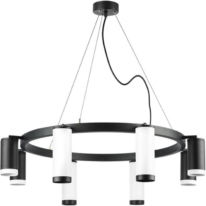 Люстра LIGHTSTAR RULLO черный/белый, LR01886437467 Люстра LIGHTSTAR RULLO черный/белый, LR01886437467
