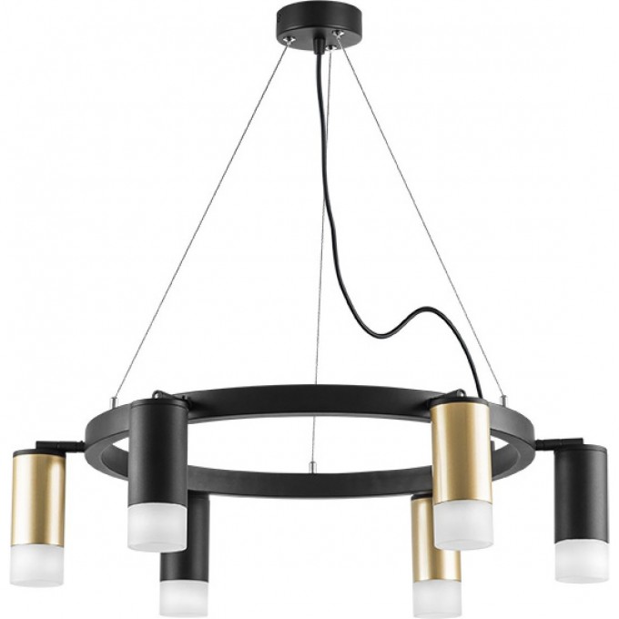 Люстра LIGHTSTAR RULLO черный/золото, LR0164033731 Люстра LIGHTSTAR RULLO черный/золото, LR0164033731