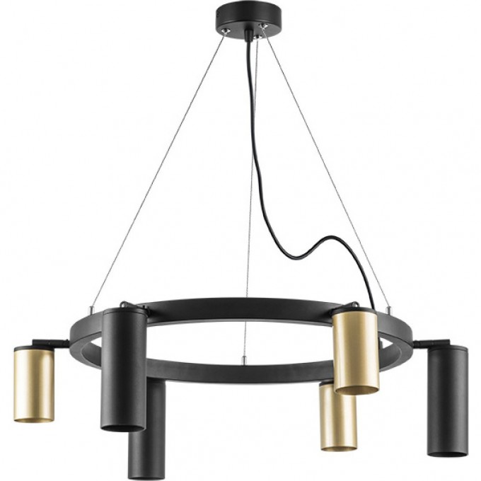 Люстра LIGHTSTAR RULLO черный/золото, LR016403873 Люстра LIGHTSTAR RULLO черный/золото, LR016403873