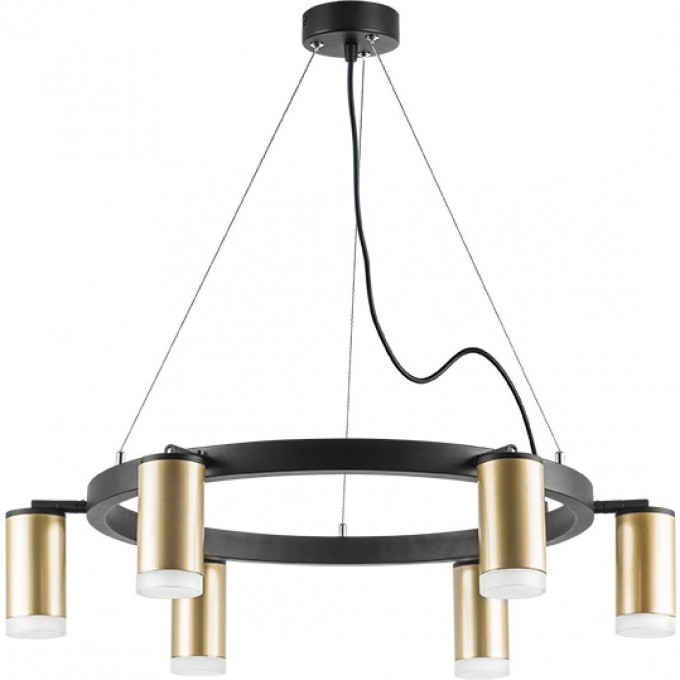 Люстра LIGHTSTAR RULLO черный/золото, LR0164060 Люстра LIGHTSTAR RULLO черный/золото, LR0164060