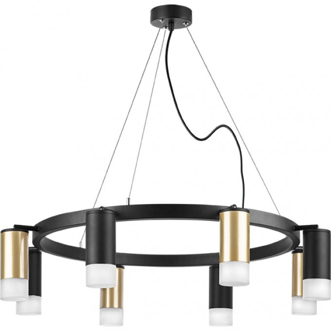 Люстра LIGHTSTAR RULLO черный/золото, LR0184043741 Люстра LIGHTSTAR RULLO черный/золото, LR0184043741