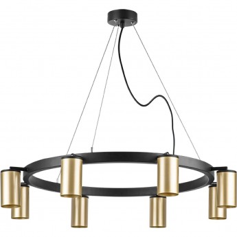 Люстра LIGHTSTAR RULLO черный/золото, LR018408