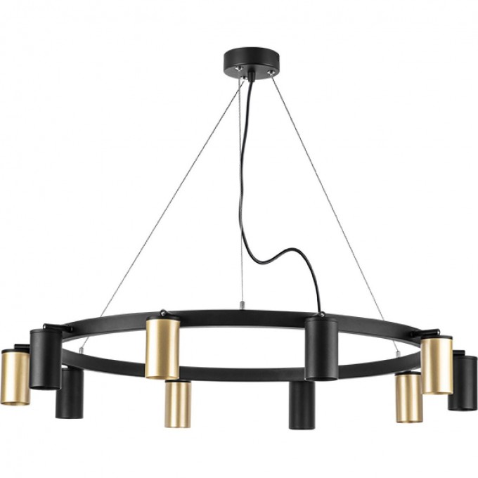 Люстра LIGHTSTAR RULLO черный/золото, LR020405375 Люстра LIGHTSTAR RULLO черный/золото, LR020405375