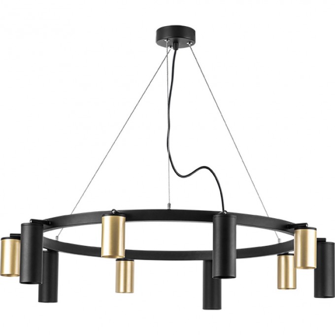 Люстра LIGHTSTAR RULLO черный/золото, LR020405875 Люстра LIGHTSTAR RULLO черный/золото, LR020405875