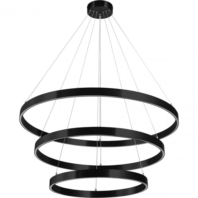 Люстра LIGHTSTAR SATURNO LED 132W 11000LM 70G 3000-6000K черный 748227 Люстра LIGHTSTAR SATURNO LED 132W 11000LM 70G 3000-6000K черный 748227