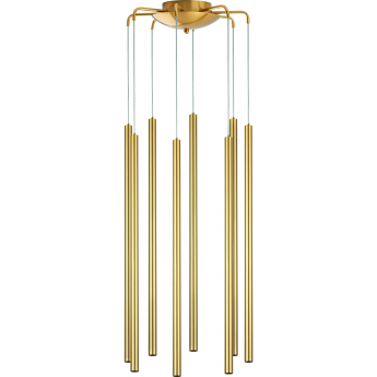 Люстра LIGHTSTAR TUBO L8T747333 LED 40W 2400LM 25G ЗОЛОТО 3000K