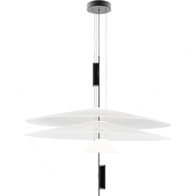Люстра LIGHTSTAR VIOLA LED 3x6W 3000K черный/белый 814531 Люстра LIGHTSTAR VIOLA LED 3x6W 3000K черный/белый 814531