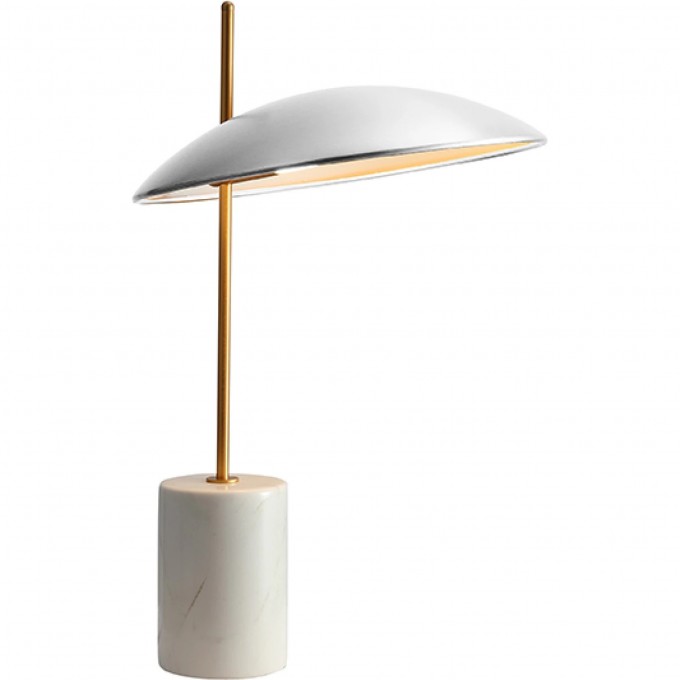 Настольная лампа LIGHTSTAR MARMARA LED 1х4W LM 3000K золото/белый/мрамор 801916 Настольная лампа LIGHTSTAR MARMARA LED 1х4W LM 3000K золото/белый/мрамор 801916
