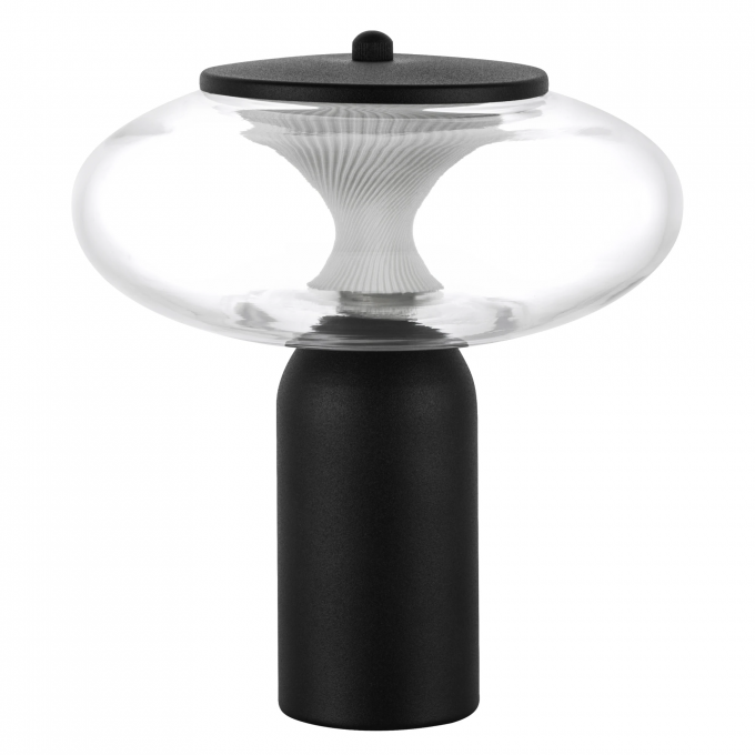 Настольная лампа LIGHTSTAR PALERMO 8W LED 350LM G 3000K черный/прозрачный 612917