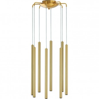 Подвес LIGHTSTAR TUBO L8T747233 LED 40W 2400LM 25G золото 3000K