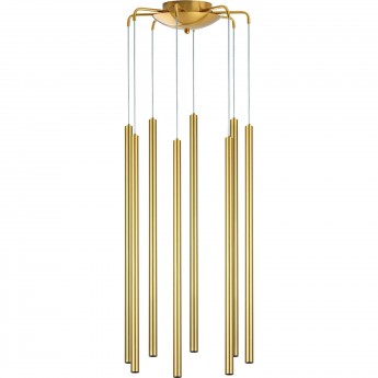 Подвес LIGHTSTAR TUBO L8T747343 LED 40W 2560LM 25G золото 4000K