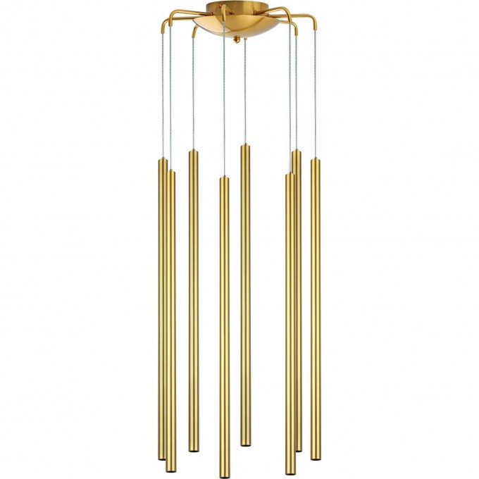 Подвес LIGHTSTAR TUBO LED 40W 2560LM 25G золото 4000K L8T747343