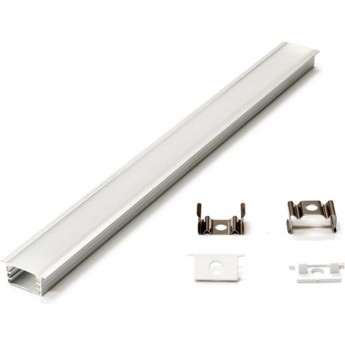 Профиль LIGHTSTAR PROFILED 419130 с прямоугольным рассеивателем для светодиодных лент 2м