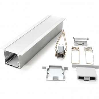 Профиль LIGHTSTAR PROFILED 419260 с прямоугольным рассеивателем для светодиодных лент 2м